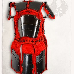 Leather armor brigandine Fafnir bronzed red - Celtic Webmerchant