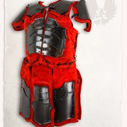 Leather armor brigandine Fafnir bronzed red - Celtic Webmerchant
