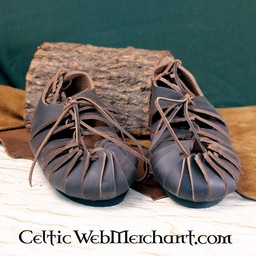 Læderjernalder sandaler brun - Celtic Webmerchant