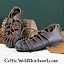 Leren ijzertijdsandalen bruin - Celtic Webmerchant