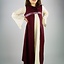 Girl's dress Ariane red-white - Celtic Webmerchant