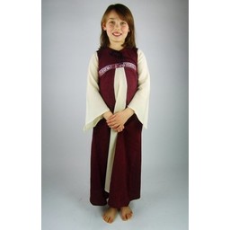 Girl's dress Ariane red-white - Celtic Webmerchant