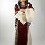 Girl's dress Cleena red-white - Celtic Webmerchant