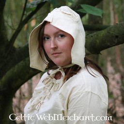 Cuffia medievale bianca - Celtic Webmerchant