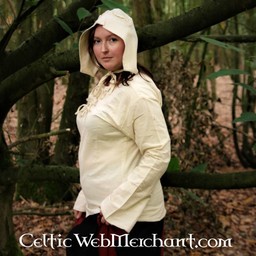 Cuffia medievale bianca - Celtic Webmerchant