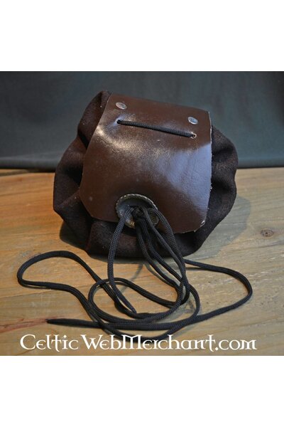 Mittelalterliche Tasche schwarz - Celtic Webmerchant