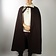 Leonardo Carbone Medieval cloak Robin grey - Celtic Webmerchant