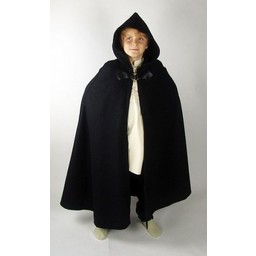 Woollen children's cloak Rowan black - Celtic Webmerchant