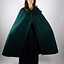 Wool cloak Catelin green - Celtic Webmerchant