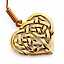 Orecchini con Cuore celtico, bronzo - Celtic Webmerchant