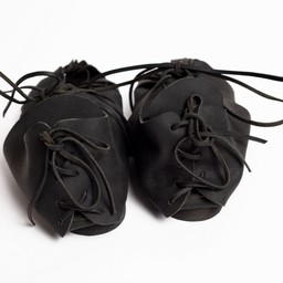Læderjernalder sandaler sort - Celtic Webmerchant