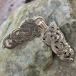 Viking broche de capa con los dragones - Celtic Webmerchant