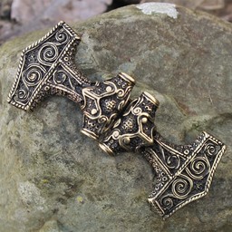 martillo, bronce de Capa broche de Thor - Celtic Webmerchant