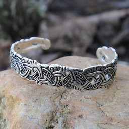 Vichingo braccialetto Isola di Man, argentato - Celtic Webmerchant