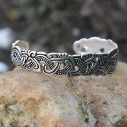 Viking bracelet Isle of Man, silvered - Celtic Webmerchant