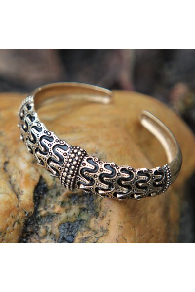 Vikingo pulsera Orupgård, bronce - Celtic Webmerchant
