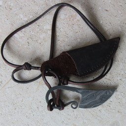 Germanic neck knife damast steel - Celtic Webmerchant