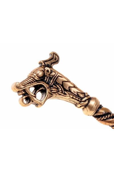 Viking torque Haithabu, brąz - Celtic Webmerchant