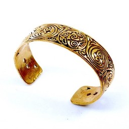 Bracciale celtico con trisquelion, bronzo - Celtic Webmerchant