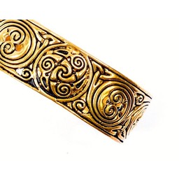 Celtic bracelet with trisquelion, bronze - Celtic Webmerchant