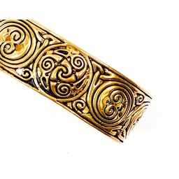 Keltischer Armreif mit Trisquelion, Bronze - Celtic Webmerchant