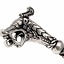 Viking upper arm bracelet Haithabu silvered - Celtic Webmerchant