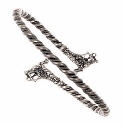 Bracelet bras Viking Haithabu argentait - Celtic Webmerchant