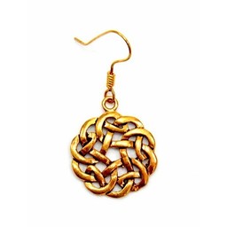 Celtic earrings knot, bronze - Celtic Webmerchant