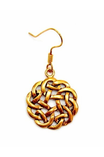 Pendientes celtas nudo, bronce - Celtic Webmerchant