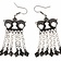 Viking earrings with horses, silvered - Celtic Webmerchant