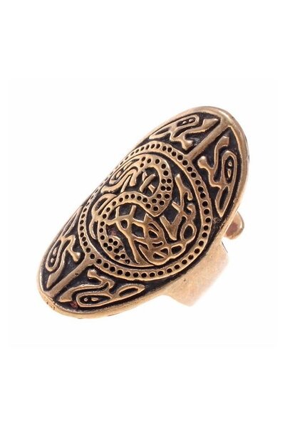Saxon ringen Trewhiddle brons - Celtic Webmerchant