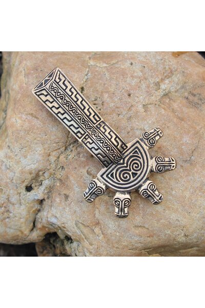 Merovingian rosett brosch - Celtic Webmerchant