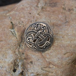 Viking disc fibula Jellinge style, bronze - Celtic Webmerchant
