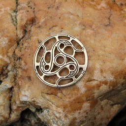 Trisquelion amulet Vendel styl, brąz - Celtic Webmerchant