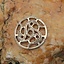 Trisquelion amuleto Vendel estilo, bronce - Celtic Webmerchant