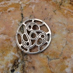 Trisquelion Amulett Vendel Stil, Bronze - Celtic Webmerchant