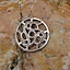 Trisquelion amulet Vendel stil, bronze - Celtic Webmerchant