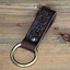 Celtic leather holder with ring, brown - Celtic Webmerchant