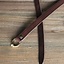 Celtic La Tene belt with belt hook, brown - Celtic Webmerchant