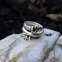 Luxurious Iceland Viking ring, silvered - Celtic Webmerchant