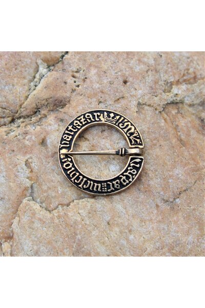 Middeleeuwse ringbroche, brons - Celtic Webmerchant