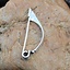 Celtic fibula 3. - 1. århundrede f.Kr., forsølvede. - Celtic Webmerchant
