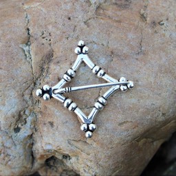 Medieval brooch Bamberg, silvered - Celtic Webmerchant