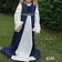 Leonardo Carbone Flickans klänning Ariane blå-vit - Celtic Webmerchant