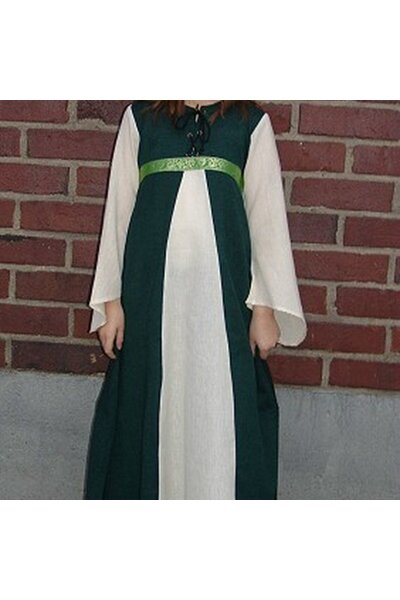Abito da ragazza Ariane verde-bianco - Celtic Webmerchant