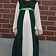 Leonardo Carbone Girl's dress Ariane green-white - Celtic Webmerchant