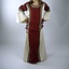 Girl's dress Cleena red-white - Celtic Webmerchant