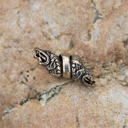 Viking skägg BEAD Haithabu, brons - Celtic Webmerchant