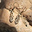 Boucles d'oreilles celtiques Dagda, bronze - Celtic Webmerchant