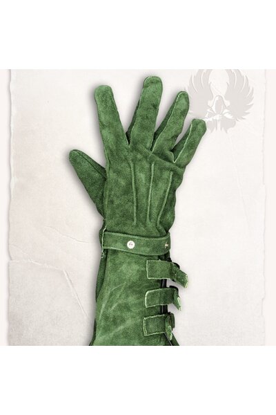 Lederhandschuhe Kandor grün - Celtic Webmerchant